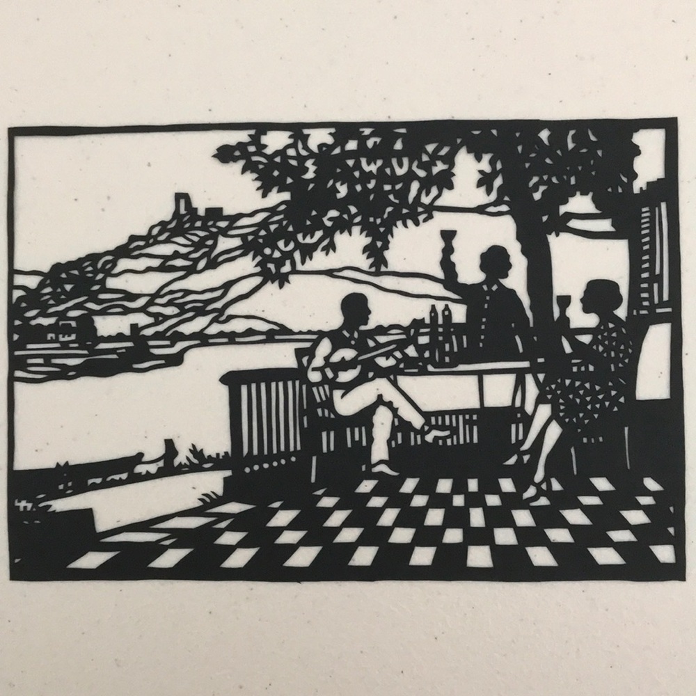 🔥ON SALE🔥Party Time 💖 Handmade PaperCut Silhouette Scherenschnette Decor